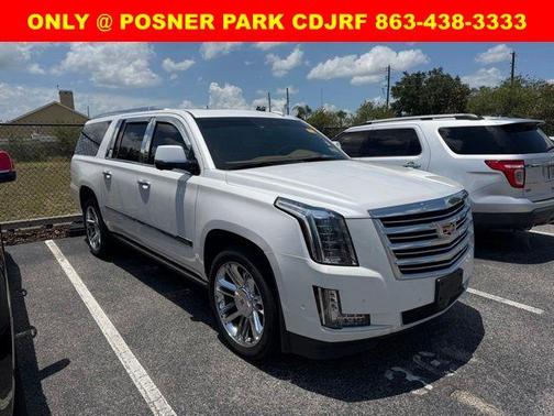 Crystal White 2017 Cadillac Escalade ESV Platinum