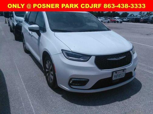Bright White Clearcoat 2023 Chrysler Pacifica Hybrid Touring L