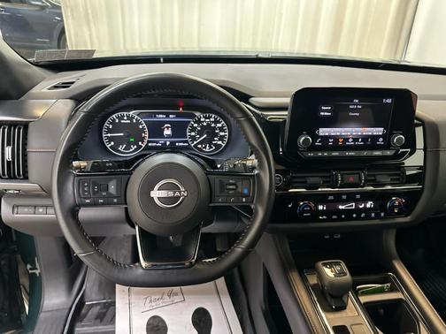 2 Tone Green / Black Roof 2023 Nissan Pathfinder Rock Creek