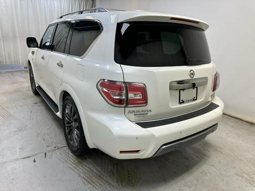 White 2020 Nissan Armada Platinum