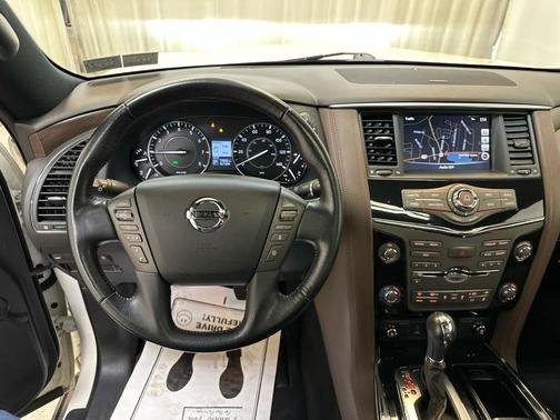 White 2020 Nissan Armada Platinum