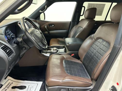 White 2020 Nissan Armada Platinum
