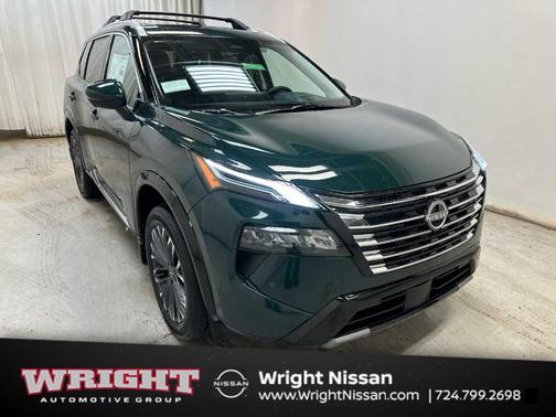 Obsidian Green 2026 Nissan Rogue Platinum