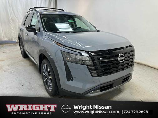 Boulder Gray Pearl 2026 Nissan Pathfinder Platinum