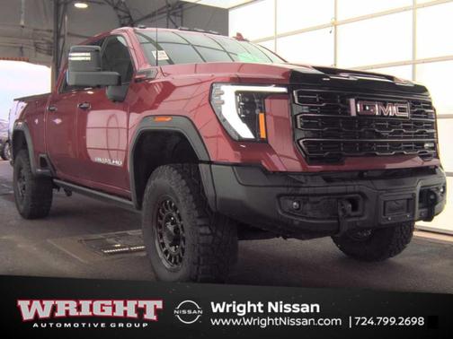 Volcanic Red 2025 GMC Sierra 2500 AT4X