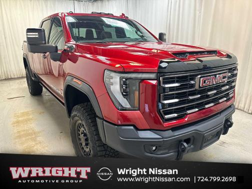 Volcanic Red 2025 GMC Sierra 2500 AT4X
