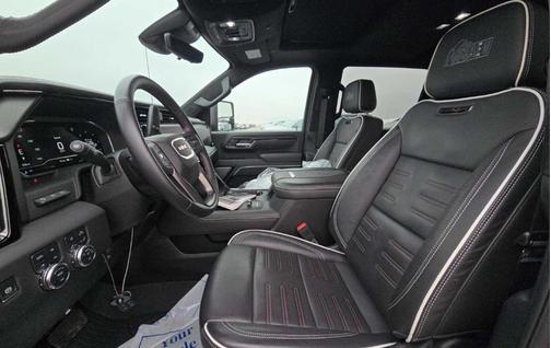 Volcanic Red 2025 GMC Sierra 2500 AT4X