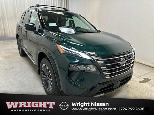 Obsidian Black 2026 Nissan Rogue Platinum SUV