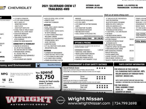 2021 Chevrolet Silverado 1500 LT Trail Boss