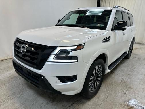 Aspen White Tricoat 2024 Nissan Armada SL