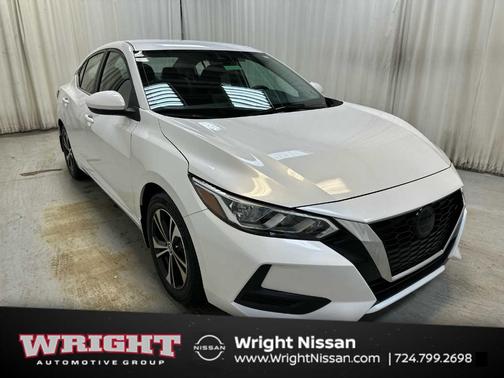 Aspen White 2023 Nissan Sentra SV