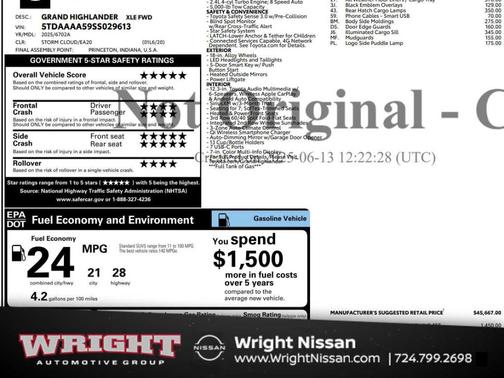 Storm 2025 Toyota Grand Highlander XLE