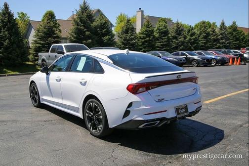 Glacial White Pearl 2021 Kia K5 GT-Line