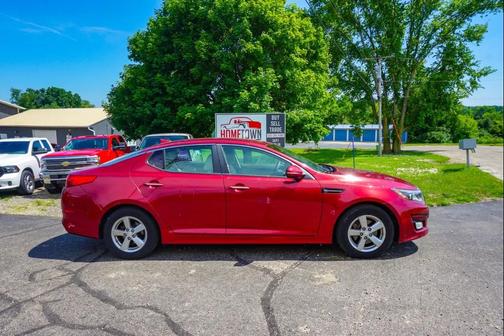 Red 2015 Kia Optima LX