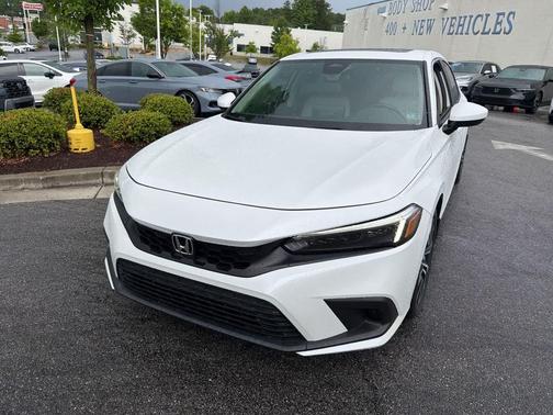 Platinum White Pearl 2024 Honda Civic EX-L