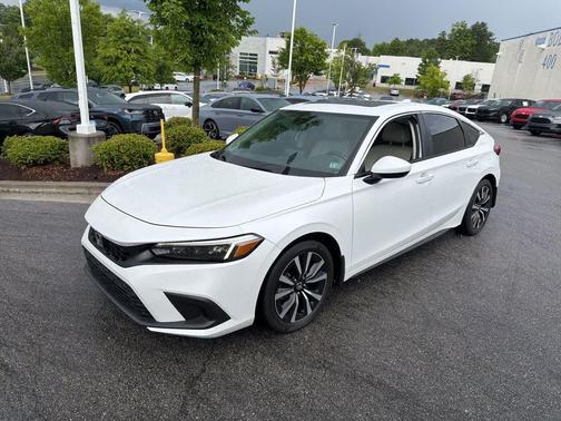 Platinum White Pearl 2024 Honda Civic EX-L