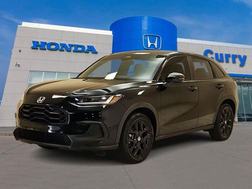 Crystal Black Pearl 2024 Honda HR-V 2WD Sport