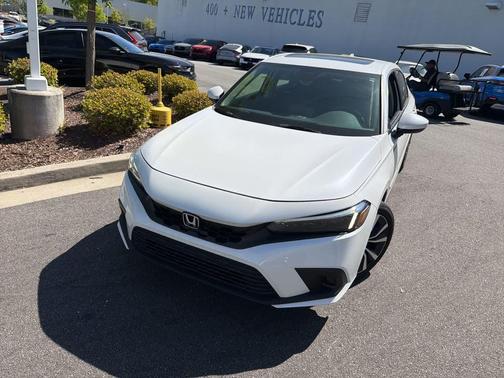 Platinum White Pearl 2023 Honda Civic EX-L