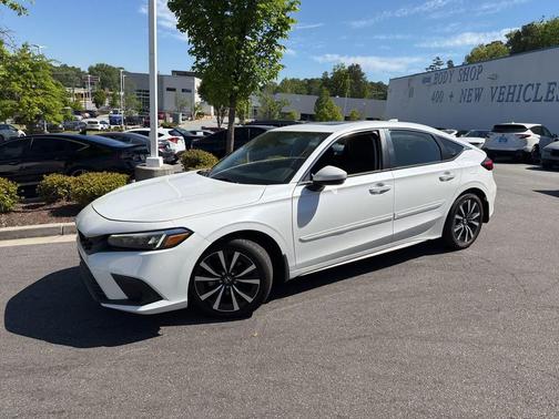 Platinum White Pearl 2023 Honda Civic EX-L