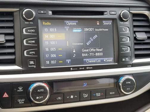 Blizzard Pearl 2017 Toyota Highlander Limited