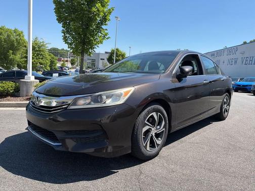 Black 2017 Honda Accord LX