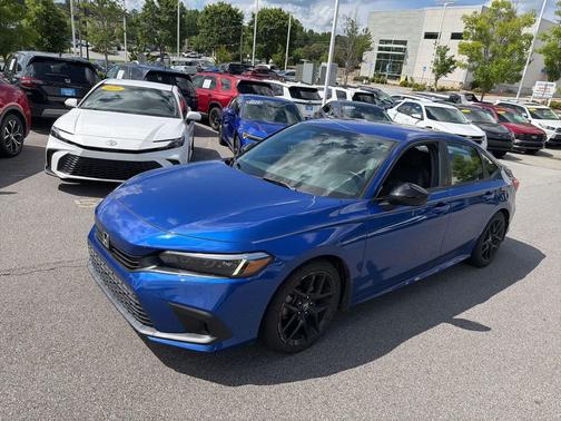Aegean Blue Metallic 2023 Honda Civic Sport