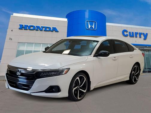 Platinum White Pearl 2021 Honda Accord Sport 2.0T