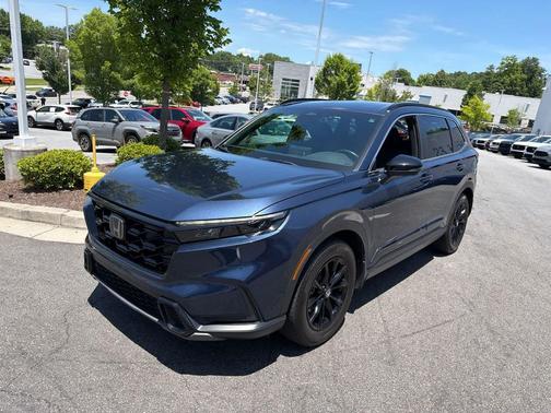 Canyon River Blue Metallic 2025 Honda CR-V Hybrid Sport FWD