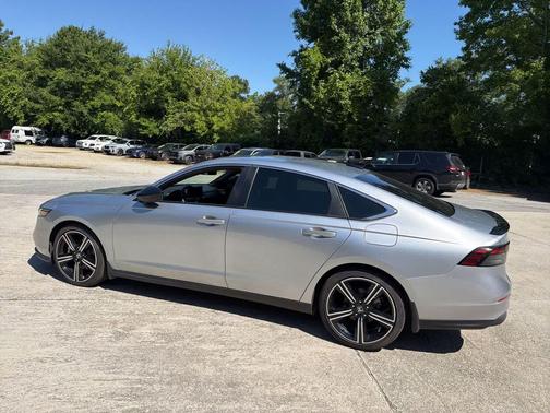 Solar Silver Metallic 2025 Honda Accord Hybrid Sport