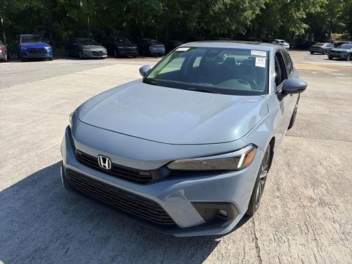 Sonic Gray Pearl 2024 Honda Civic Touring