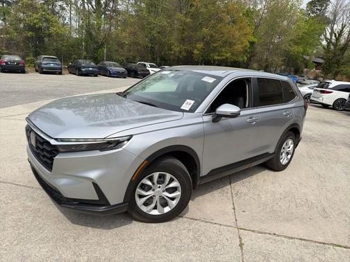 Solar Silver Metallic 2025 Honda CR-V LX AWD