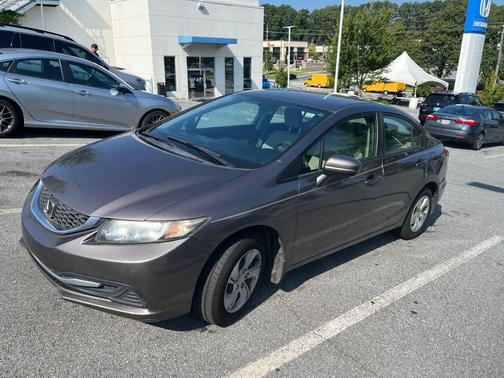 Brown 2014 Honda Civic LX