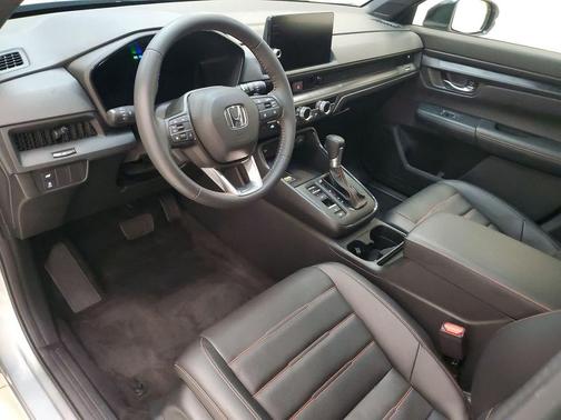 Solar Silver Metallic 2025 Honda CR-V Hybrid Sport FWD