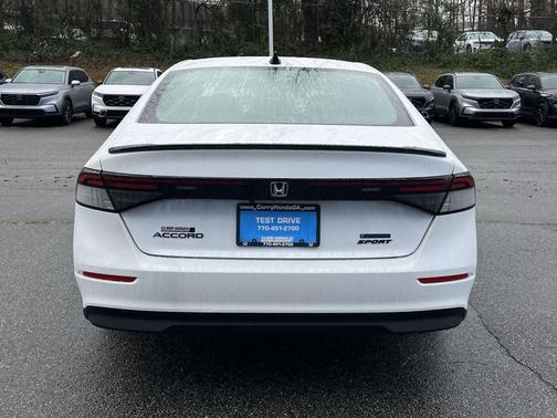 Platinum White Pearl 2026 Honda Accord Hybrid Sport