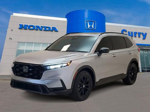 Solar Silver Metallic 2025 Honda CR-V Hybrid Sport FWD
