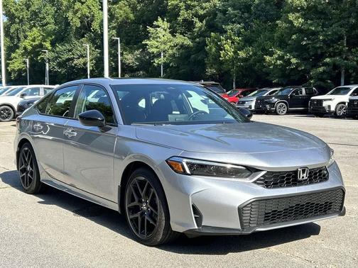Solar Silver Metallic 2026 Honda Civic Hybrid Sport