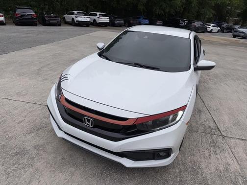 Platinum White Pearl 2020 Honda Civic Sport