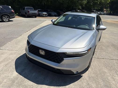Solar Silver Metallic 2025 Honda Accord Hybrid EX-L