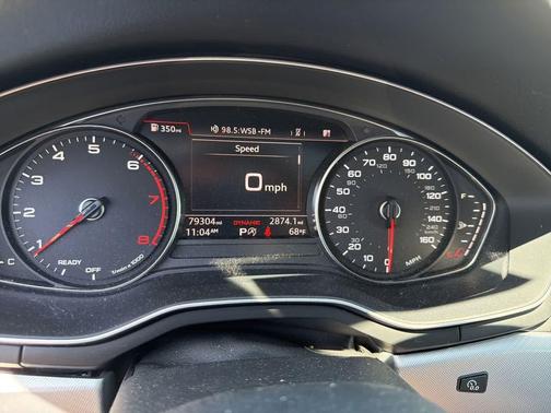 Black 2017 Audi A4 2.0T Premium