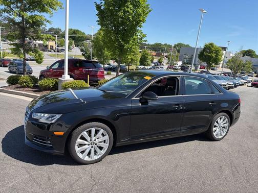 Black 2017 Audi A4 2.0T Premium