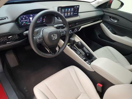 Radiant Red Metallic 2025 Honda Accord Hybrid EX-L