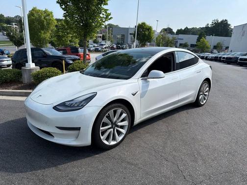 Pearl White Multi-Coat 2019 Tesla Model 3 Long Range