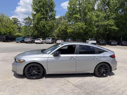 Solar Silver Metallic 2025 Honda Civic Sport