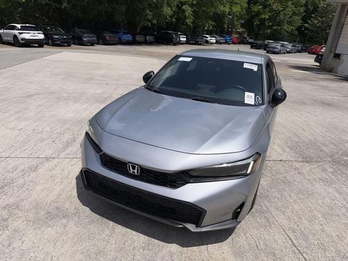 Solar Silver Metallic 2025 Honda Civic Sport