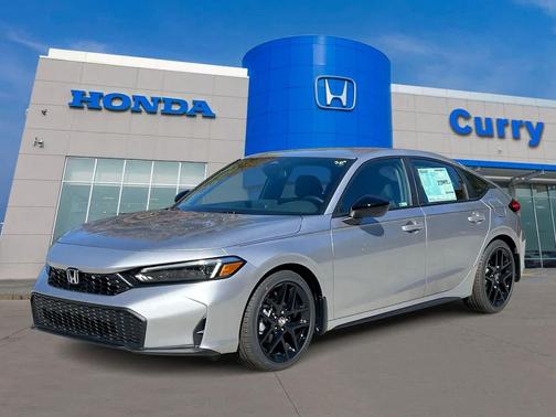 Solar Silver Metallic 2026 Honda Civic Sport