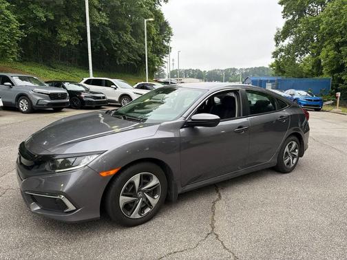 Modern Steel Metallic 2019 Honda Civic LX