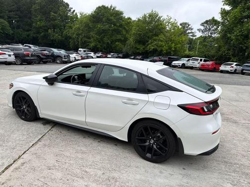 Platinum White Pearl 2025 Honda Civic Sport