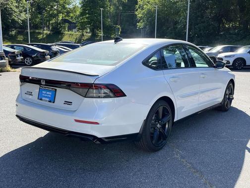Platinum White Pearl 2026 Honda Accord Hybrid Sport-L