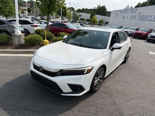Platinum White Pearl 2024 Honda Civic Touring