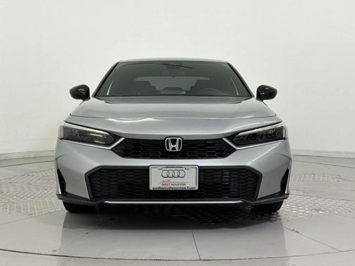 Solar Silver Metallic 2025 Honda Civic Hybrid Sport